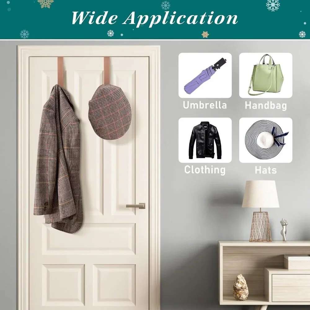 12-Inch Over The Door Wreath Hanger - Holds Up to 20 lbs, Perfect for Holidays